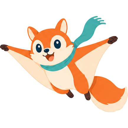 ミタタビのマスコット ムササビ